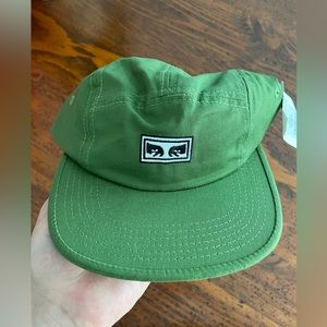 Obey 5 Panel Snapback Army Green